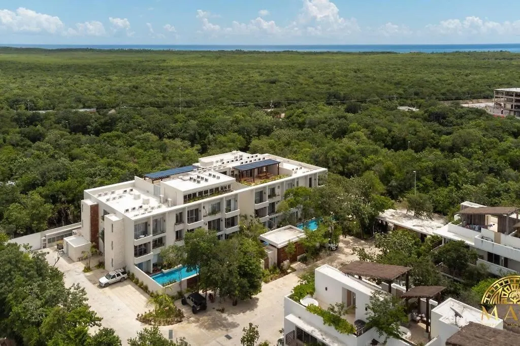 Nhoa 205A Lux 2Br Condo Pool View In Aldea Zama Tulum Apartmán